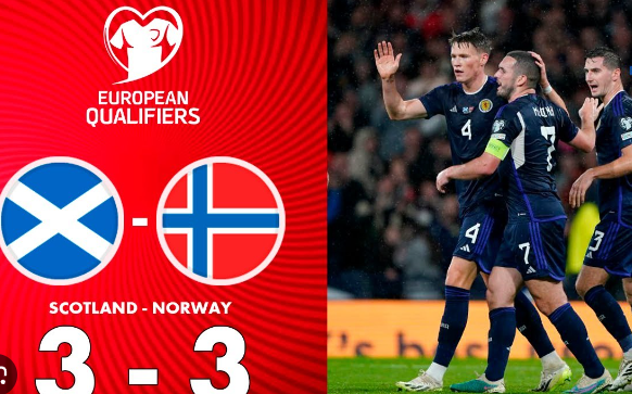 Skottland og Norge spilte uavgjort i finalen i EM-kvalifiseringen til 2024-EM
